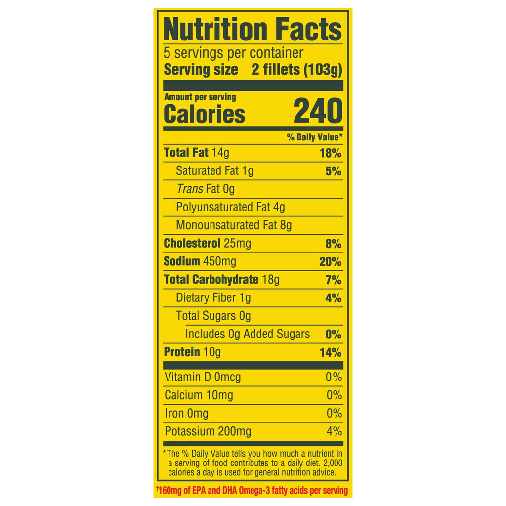 Gorton's Beer Battered Fish Fillets Wild Caught Pollock 18.2 Oz Frozen 10 Count