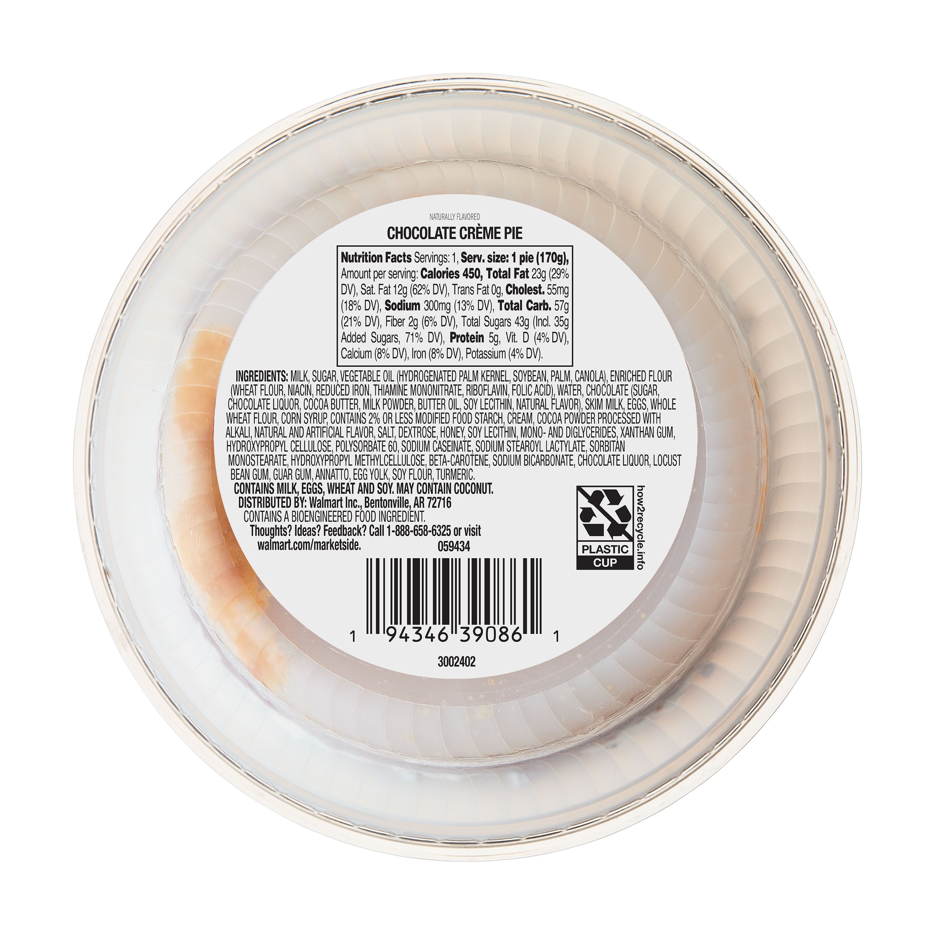 Mini Chocolate Creme Pie 6 Oz Marketside