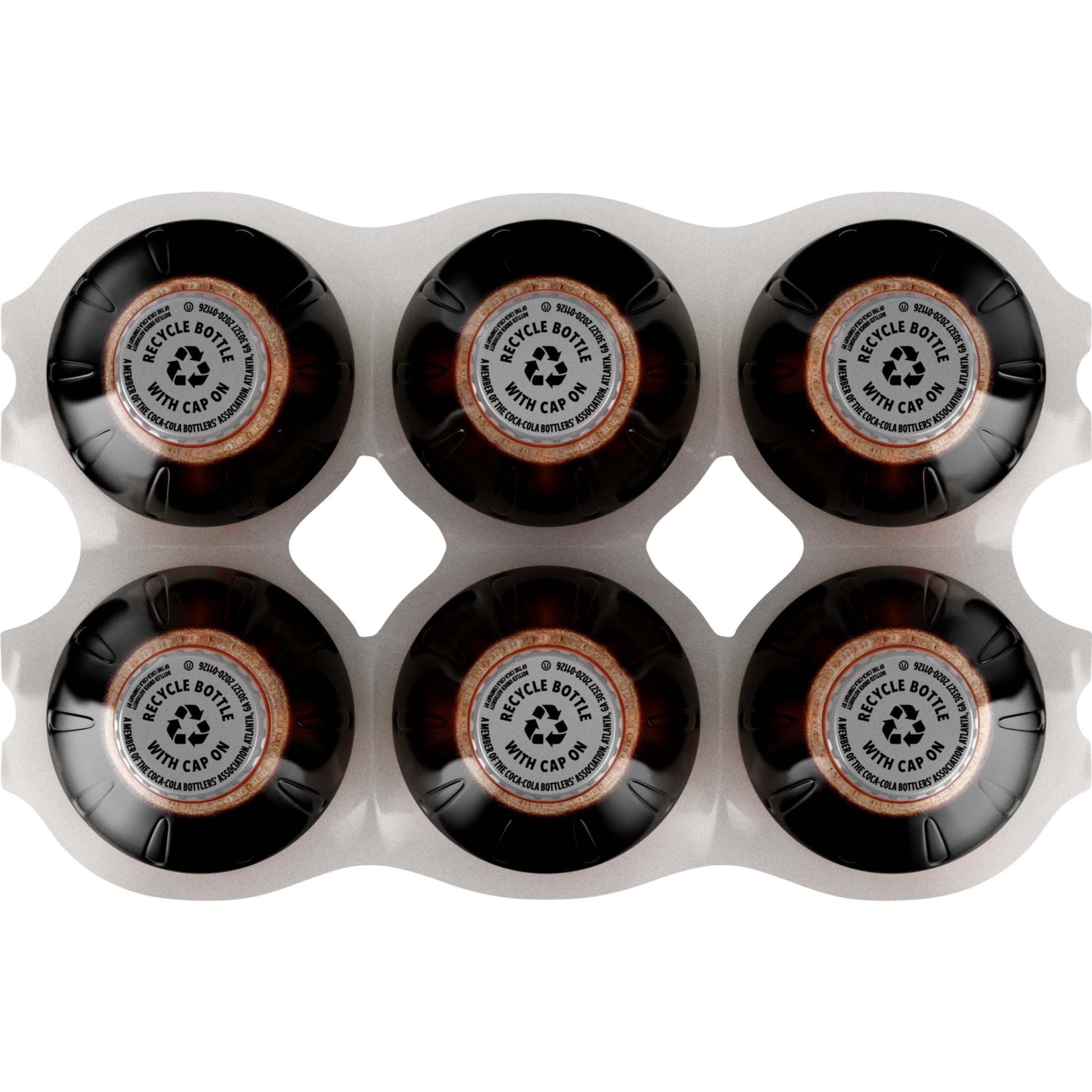 Caffeine-Free Soda Pop Bottles 16.9 Fl Oz 6 Pack Diet Coke