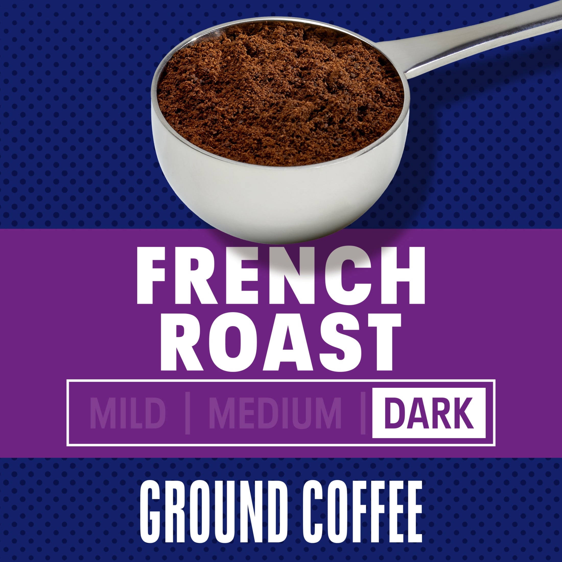 Maxwell House French Roast Naturally Caffeinated Dark Roast Ground Coffee 25.6 oz Canister
