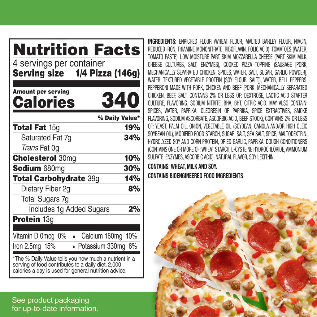 Tony's Supreme Pizzeria Style Crust Frozen Pizza with Sausage and Peppers 20.61 Oz