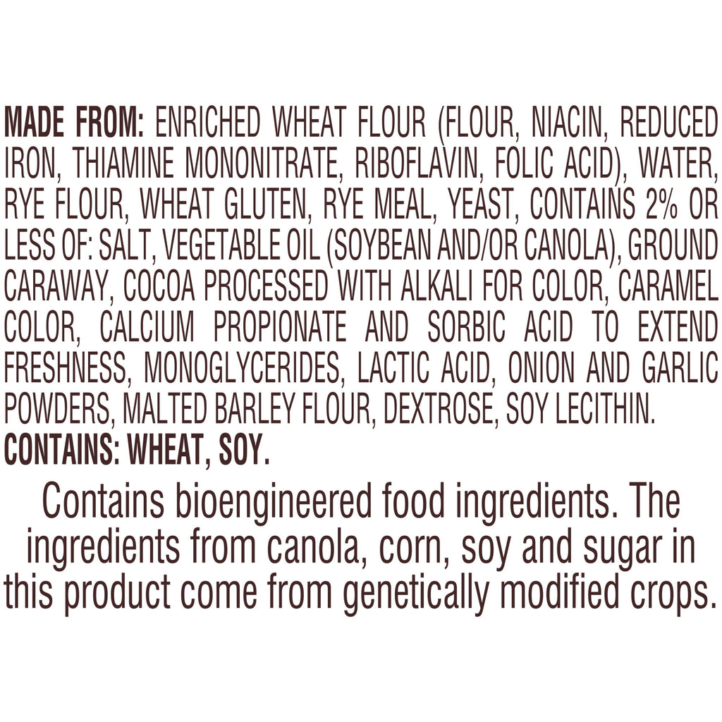 Deli Swirl Rye & Pumpernickel Bread 16 Oz