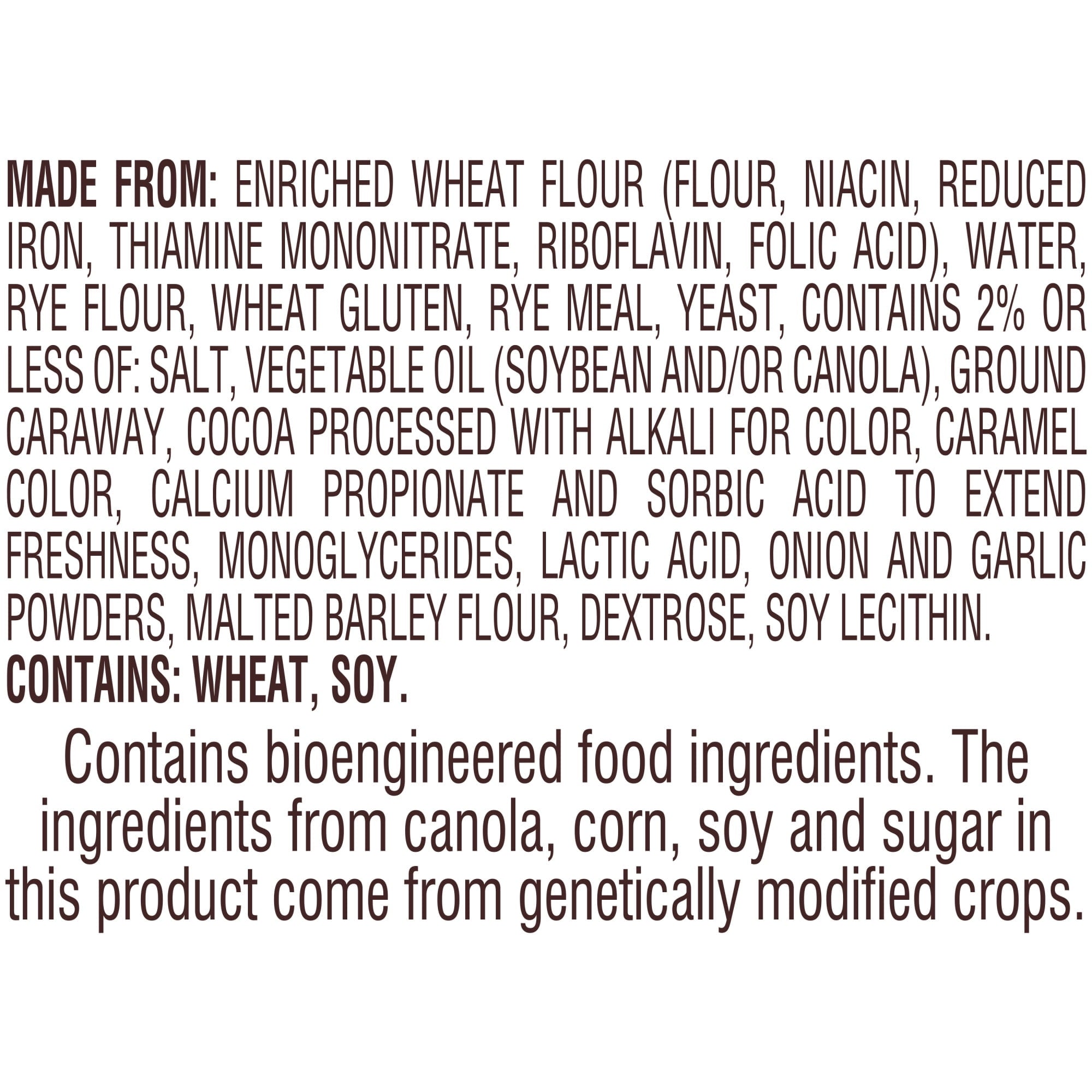 Deli Swirl Rye & Pumpernickel Bread 16 Oz