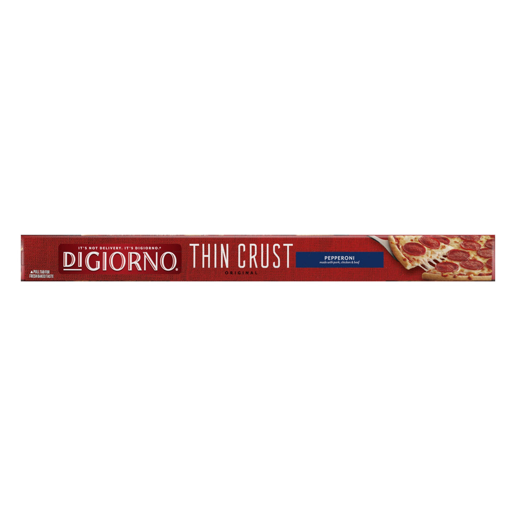 DiGiorno Thin Crust Pepperoni Frozen Pizza 16.9 Oz