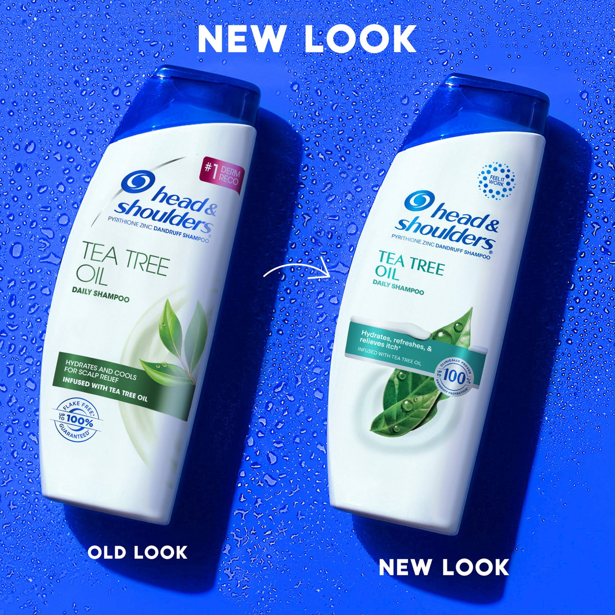 Head & Shoulders Dandruff Shampoo Tea Tree Oil Paraben-Free Anti-Dandruff Cleanser 12.5 fl oz