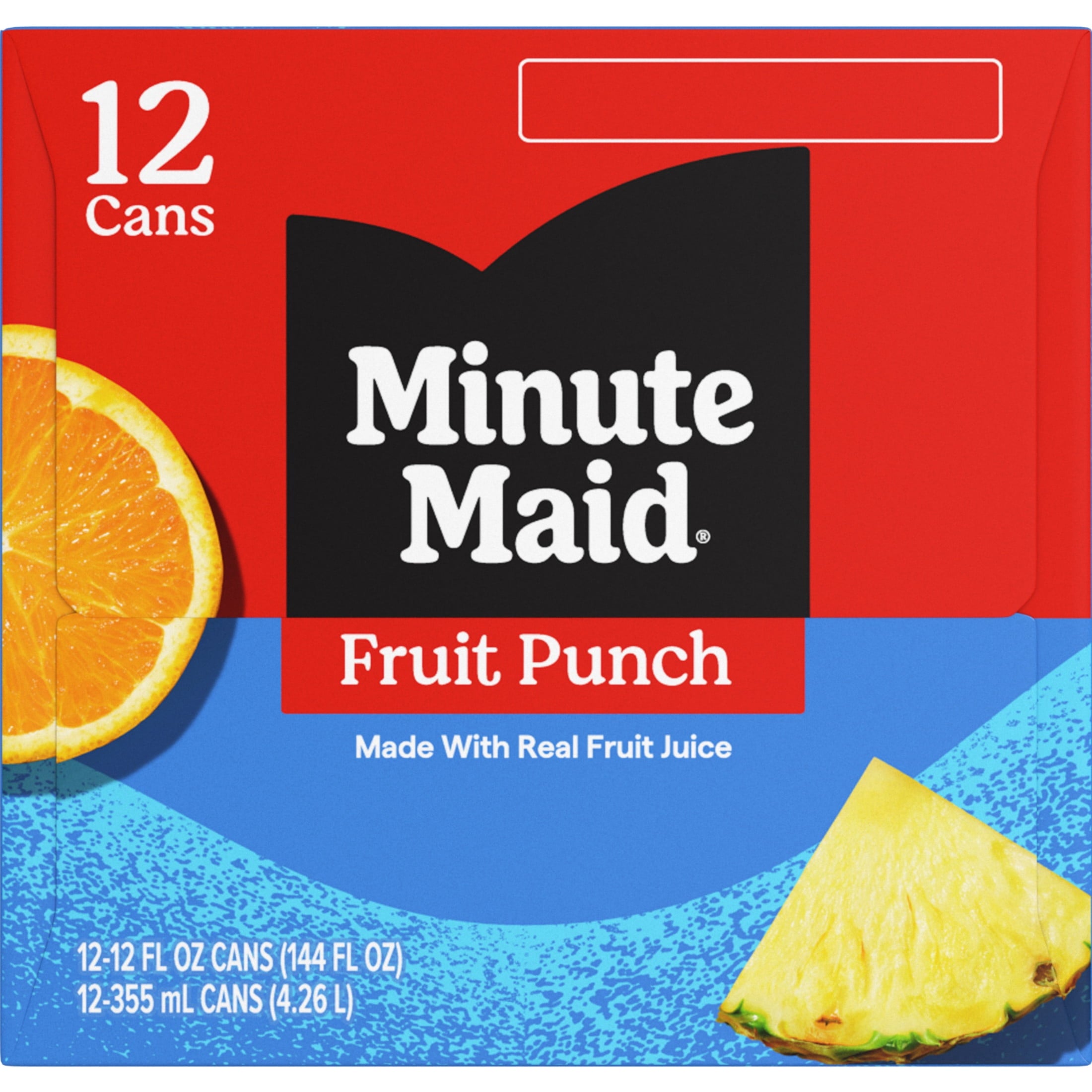 Minute Maid Fruit Punch Juice Drink 12 fl oz 12 Pack