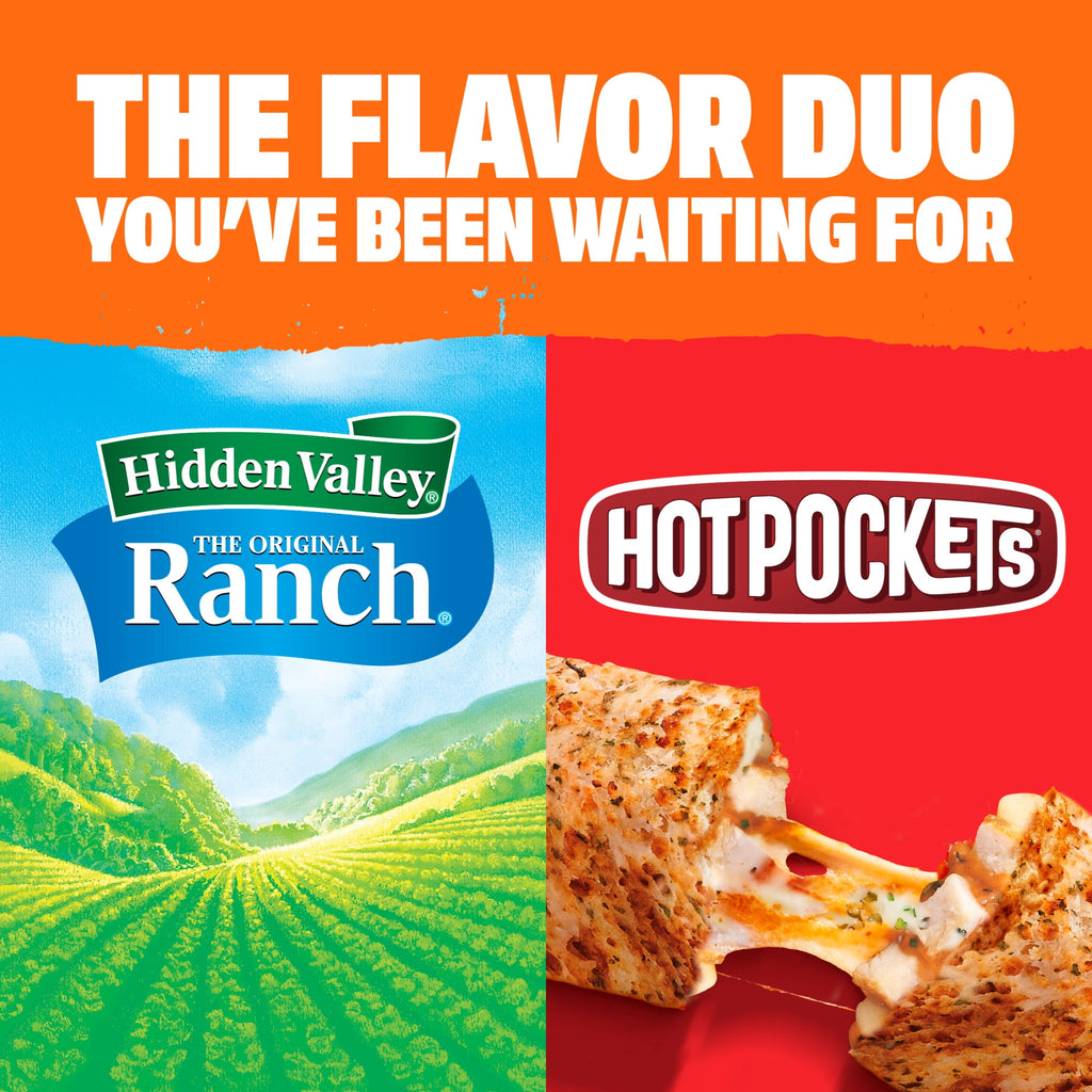 Hot Pockets Ranch Lovers Buffalo Style Chicken Hidden Valley Ranch Frozen Sandwich 4 Count 17 Oz