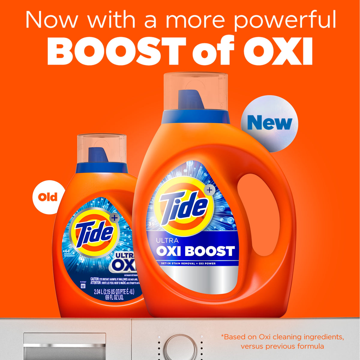 Tide Ultra Oxi Boost Liquid Laundry Detergent Original Scent 117 fl oz 83 Loads