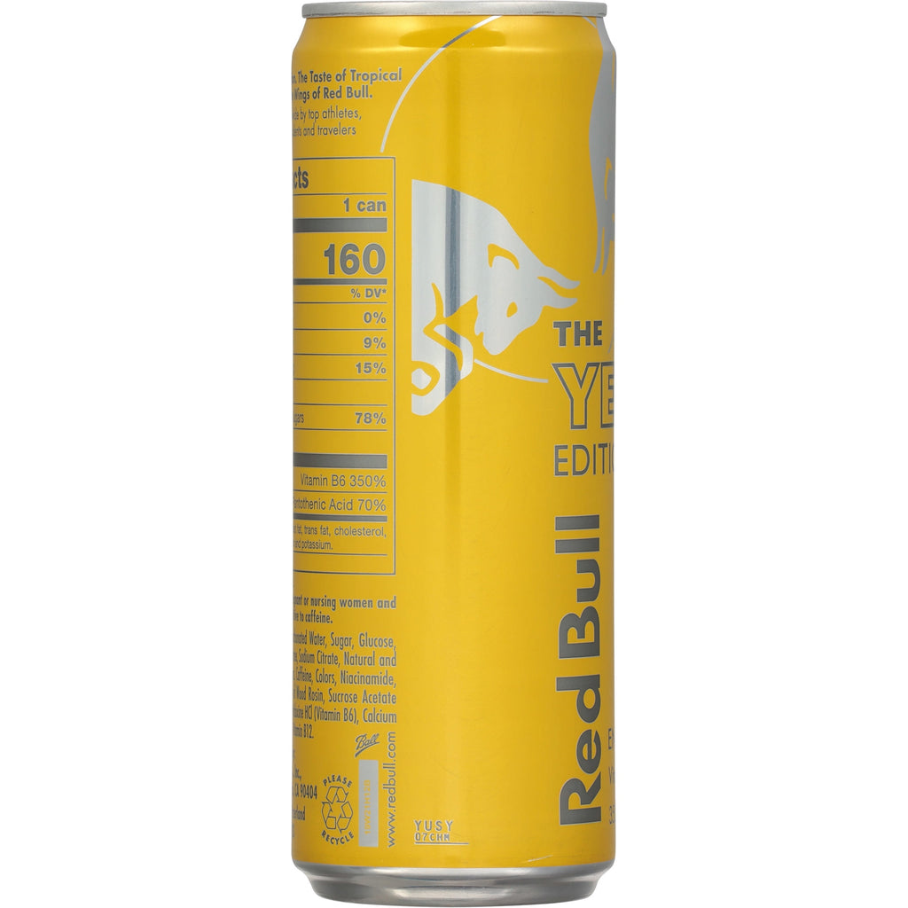 Red Bull Yellow Edition Tropical Energy Drink 12 fl oz Single Can