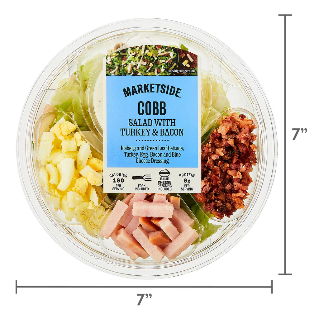 Fresh Marketside Cobb Salad Turkey Bacon 7.25 Oz Bowl