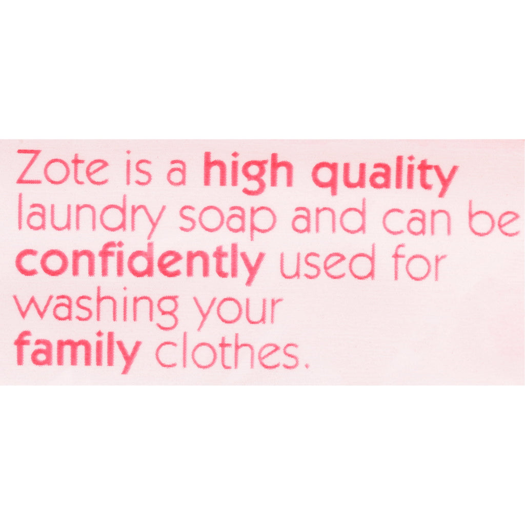 Zote Pink Laundry Bar Soap Stain Remover 14.1 oz