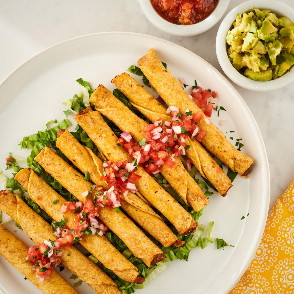 Great Value Yellow Corn Masa Beef Taquitos Frozen 20 Oz 20 Count