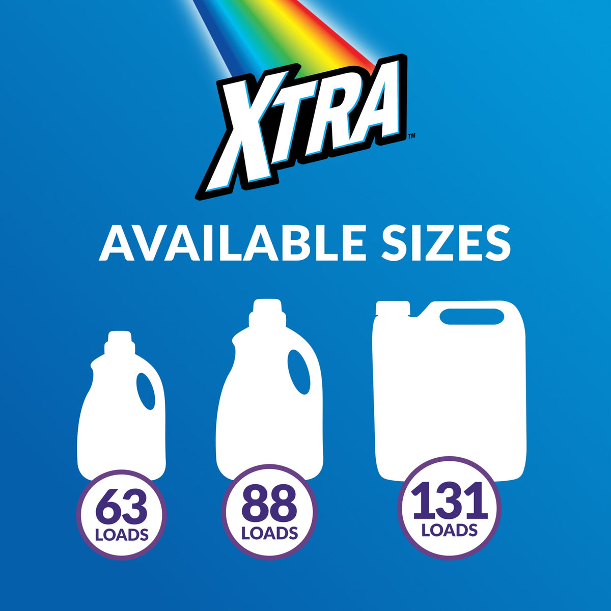 Xtra Plus Odor Blasters Fresh Scent Liquid Laundry Detergent 203.1 fl oz 131 Loads