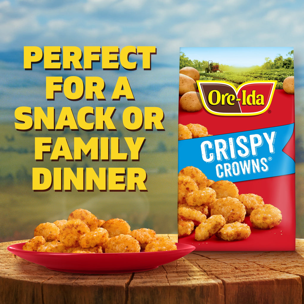 Ore-Ida Crispy Crowns Seasoned Shredded Frozen Potatoes 30 Oz