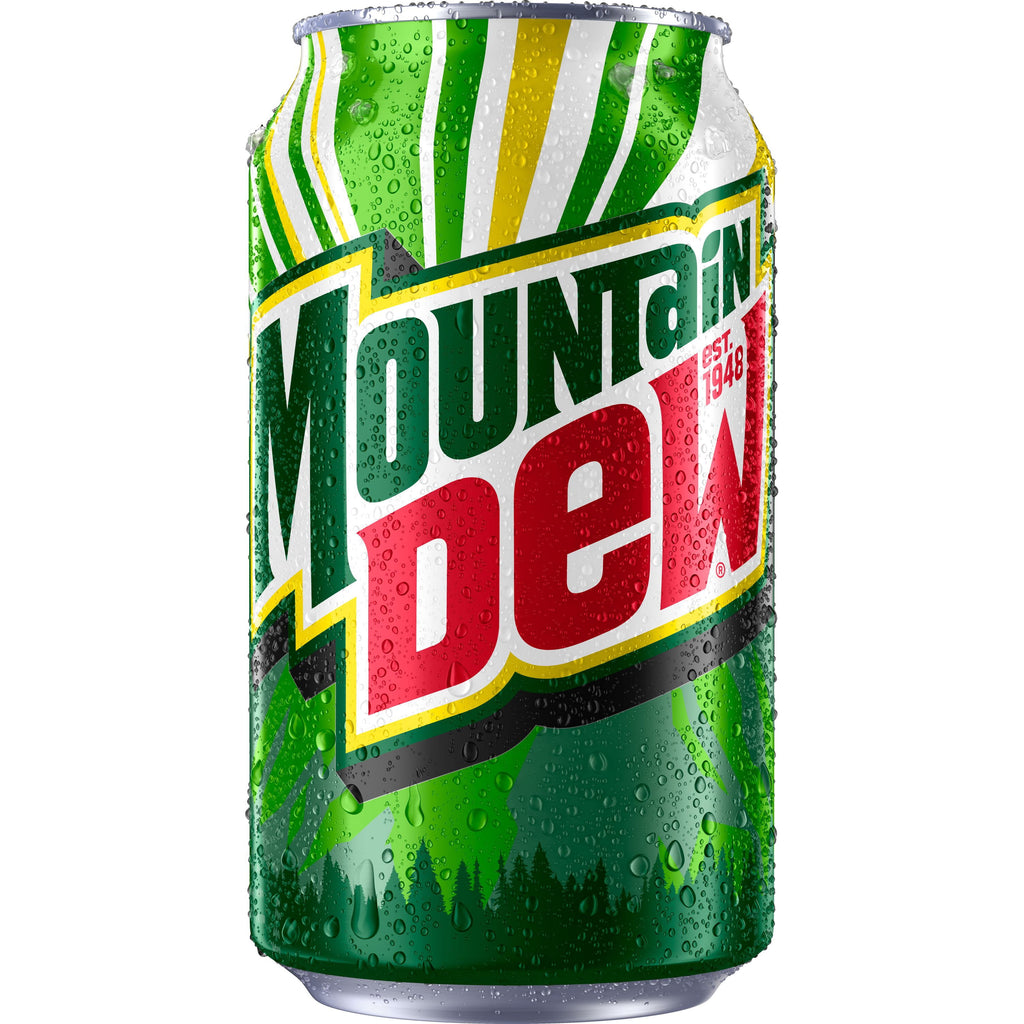 Mountain Dew Citrus Soda Pop Cans 12 Fl Oz 24 Pack