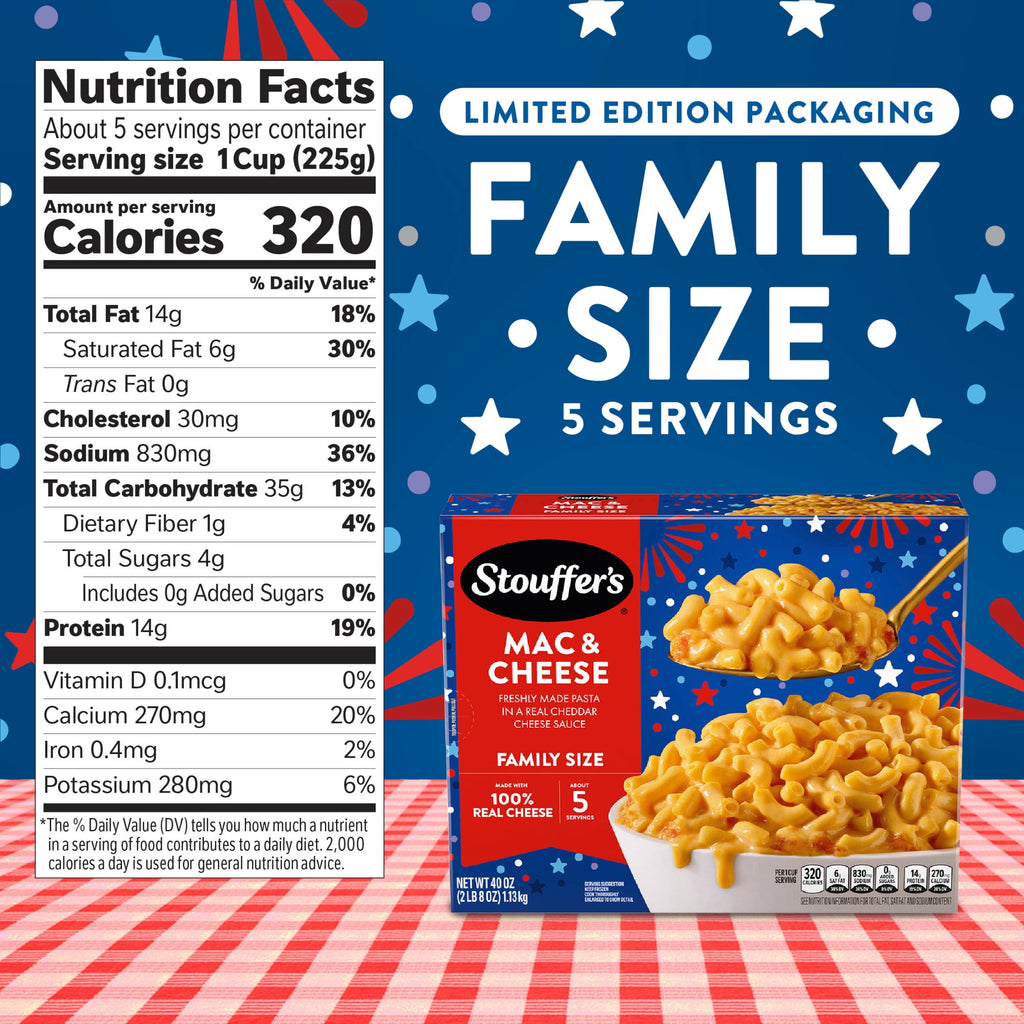 Stouffer's Mac and Cheese Family Size Frozen 40 Oz
