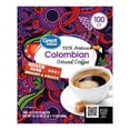 Great Value 100% Arabica Colombian Medium Dark Roast Ground Coffee Pods 100 Count