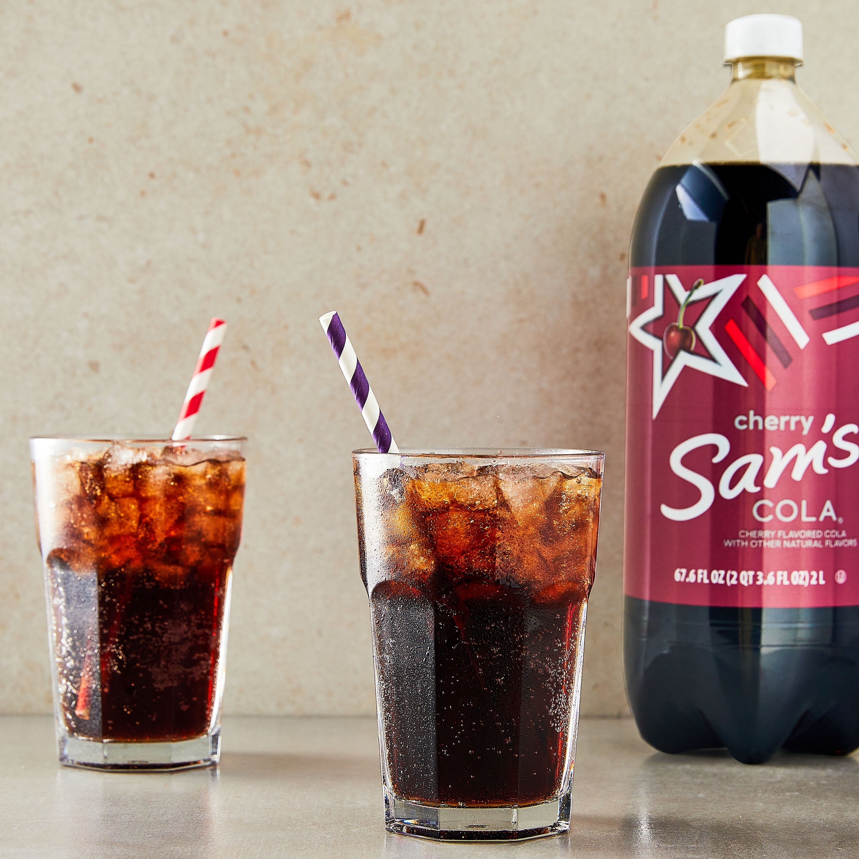 Sam's Choice Cherry Cola Soda Pop Bottle 2 L