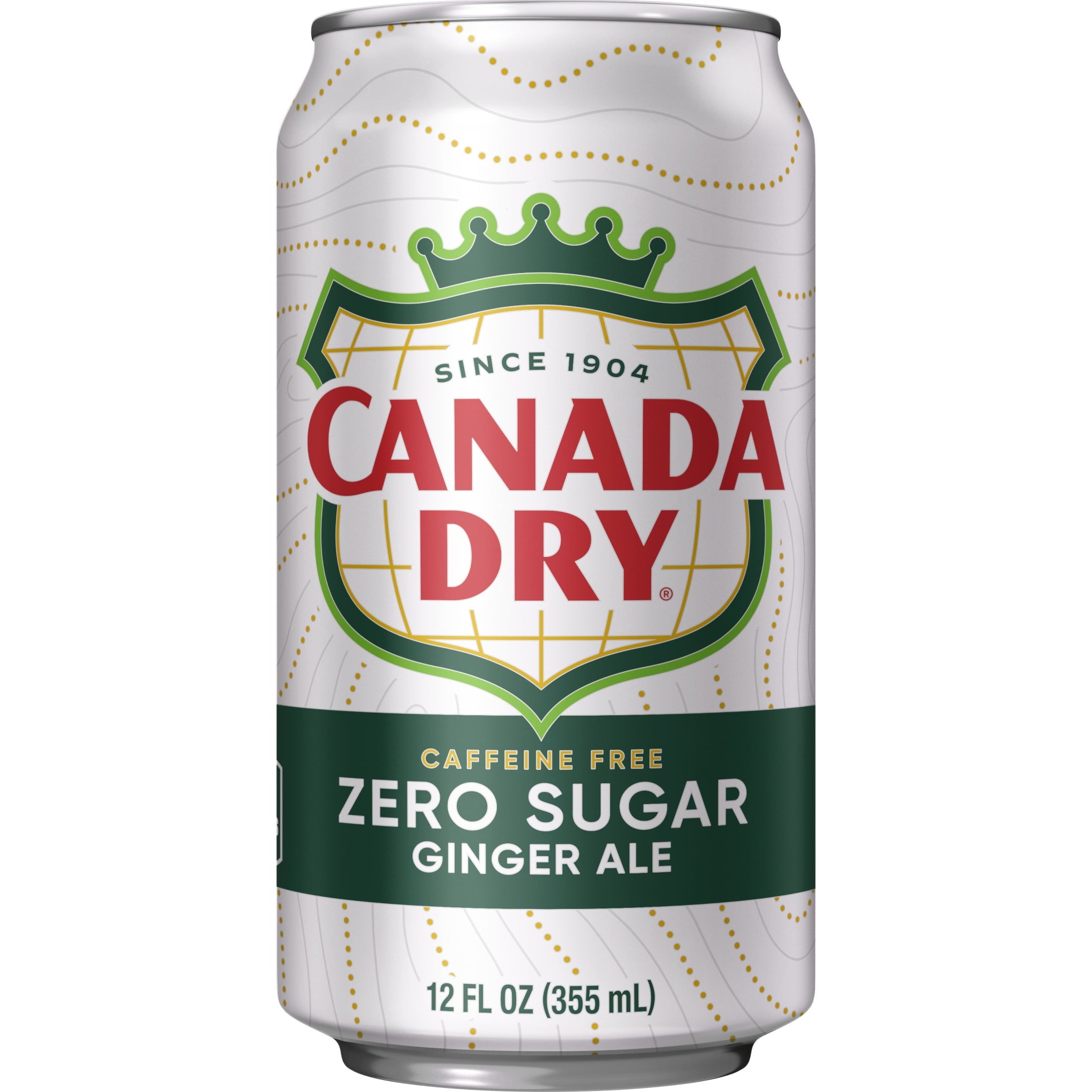 Canada Dry Caffeine Free Zero Sugar Ginger Ale Soda Pop Cans 12 Fl Oz 12 Pack
