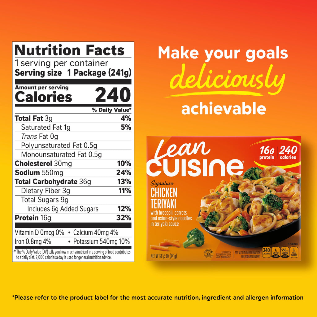 Lean Cuisine Chicken Teriyaki Frozen Meal 8.5 Oz