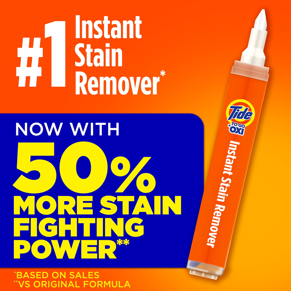 Tide To Go Instant Stain Remover Pen Travel & Pocket Size 0.33 fl oz 1 Count