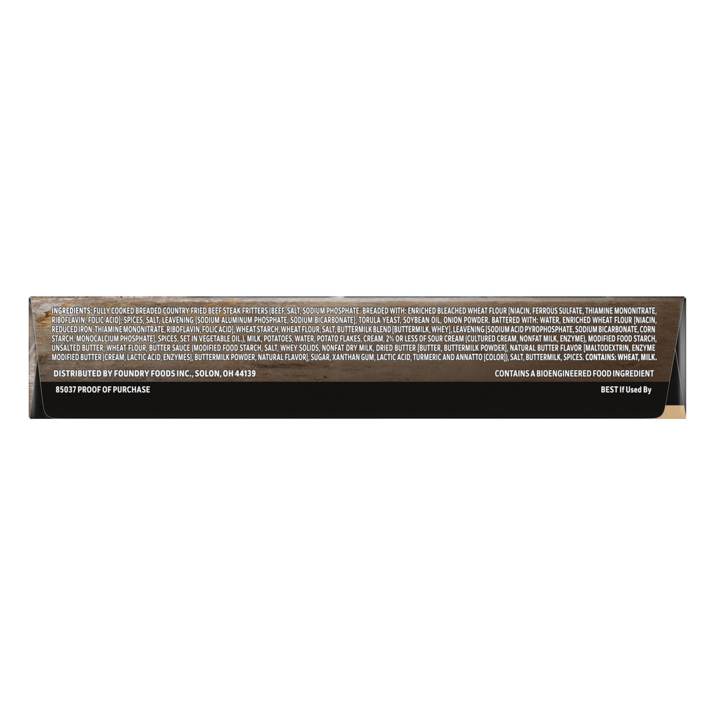 Yellowstone Country Fried Steak and Mash Frozen Dinner 12 Oz