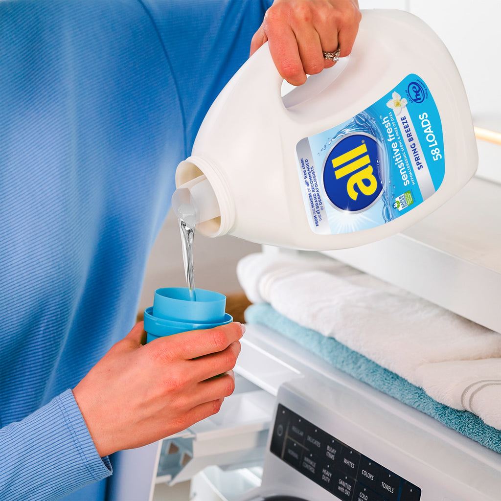 all Sensitive Fresh Liquid Laundry Detergent