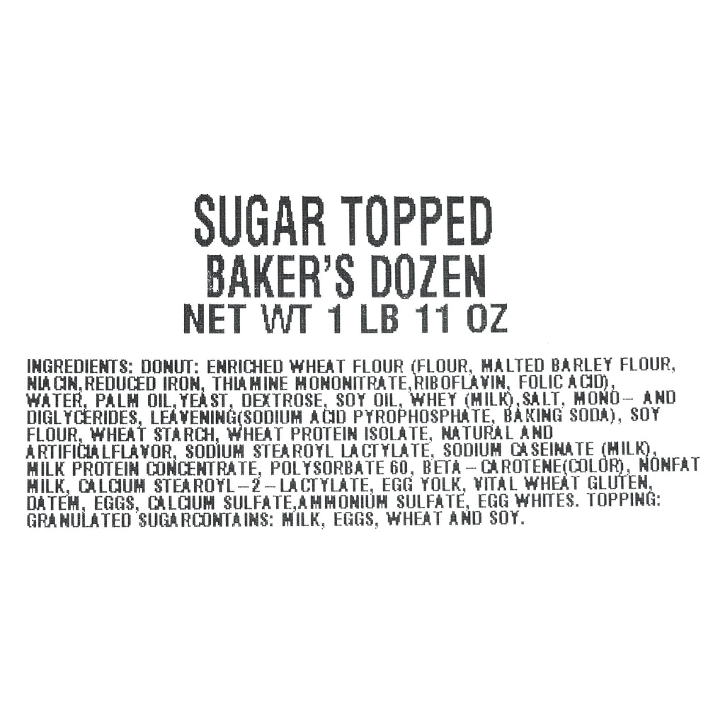 Sugar Topped Donuts 27 Oz 13 Count Freshness Guaranteed