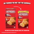 Hot Pockets Hickory Ham and Cheddar Cheese Crispy Crust Frozen Sandwich 54 Oz