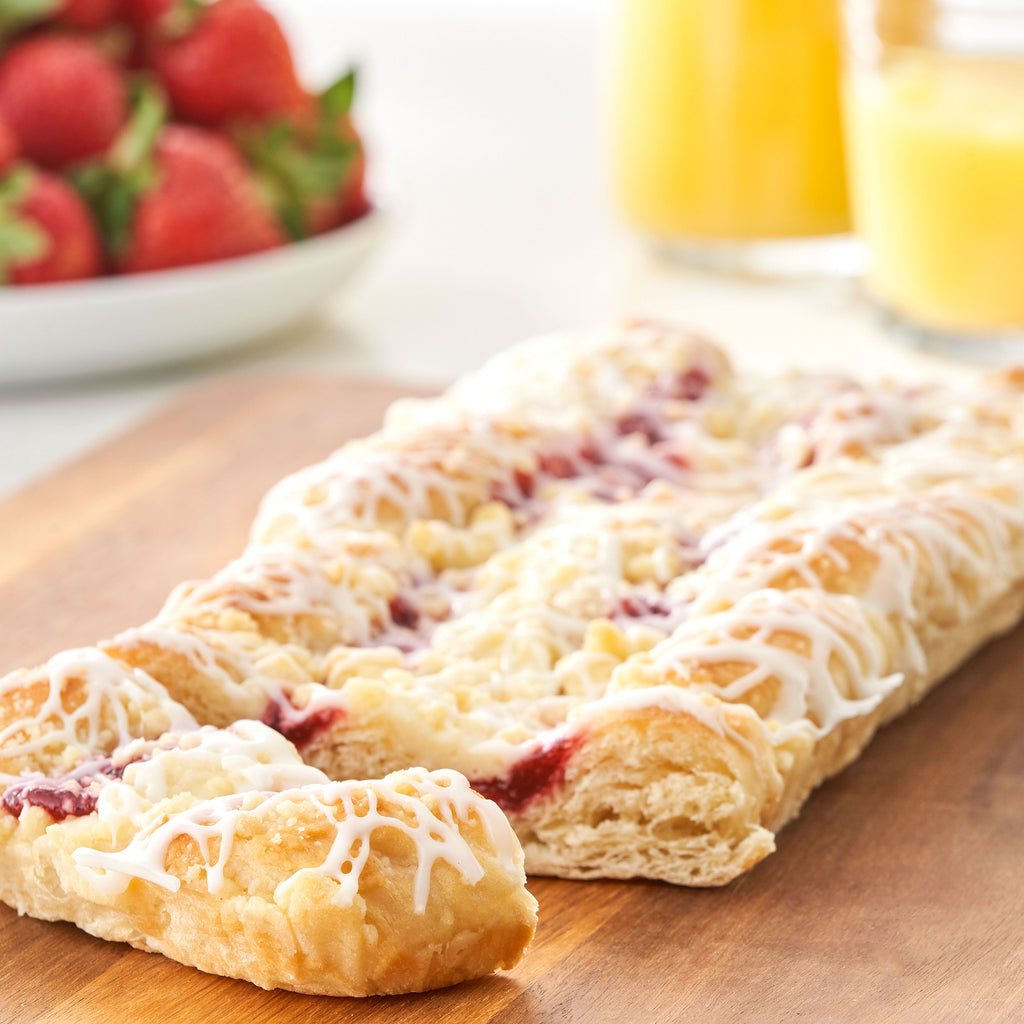 Strawberry Cheese Danish Pastry 14 Oz Freshness Guaranteed