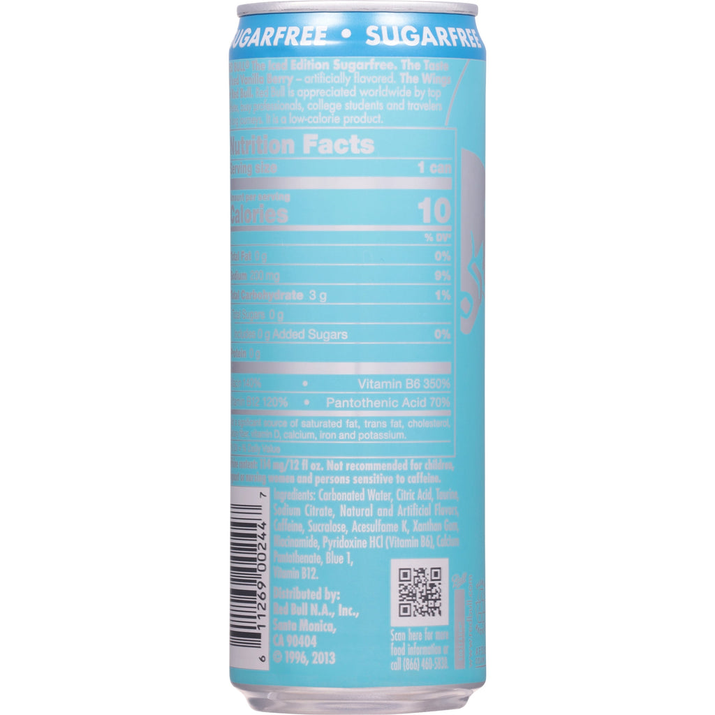 Red Bull Iced Edition Sugarfree Energy Drink 12 fl oz Single Can