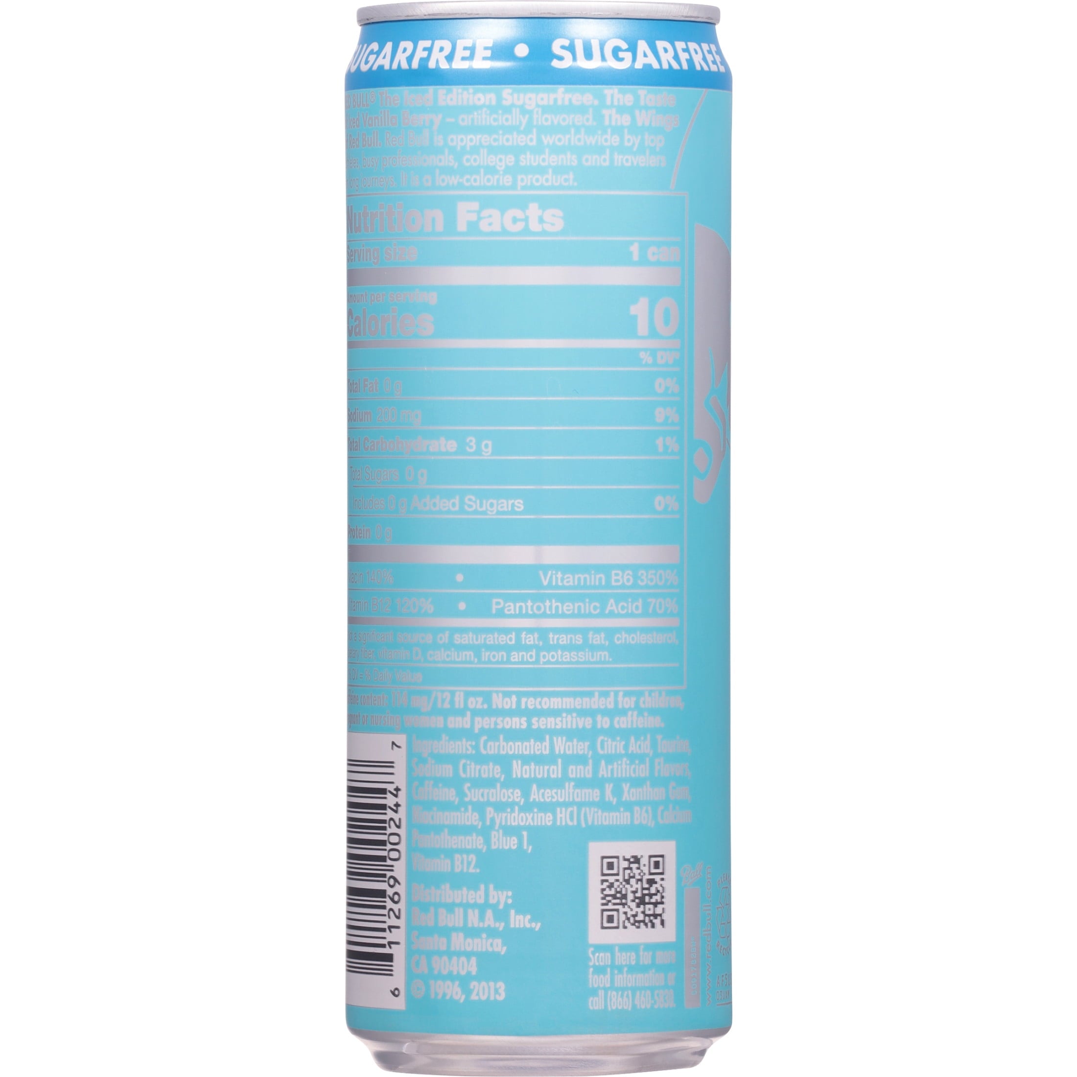Red Bull Iced Edition Sugarfree Energy Drink 12 fl oz Single Can