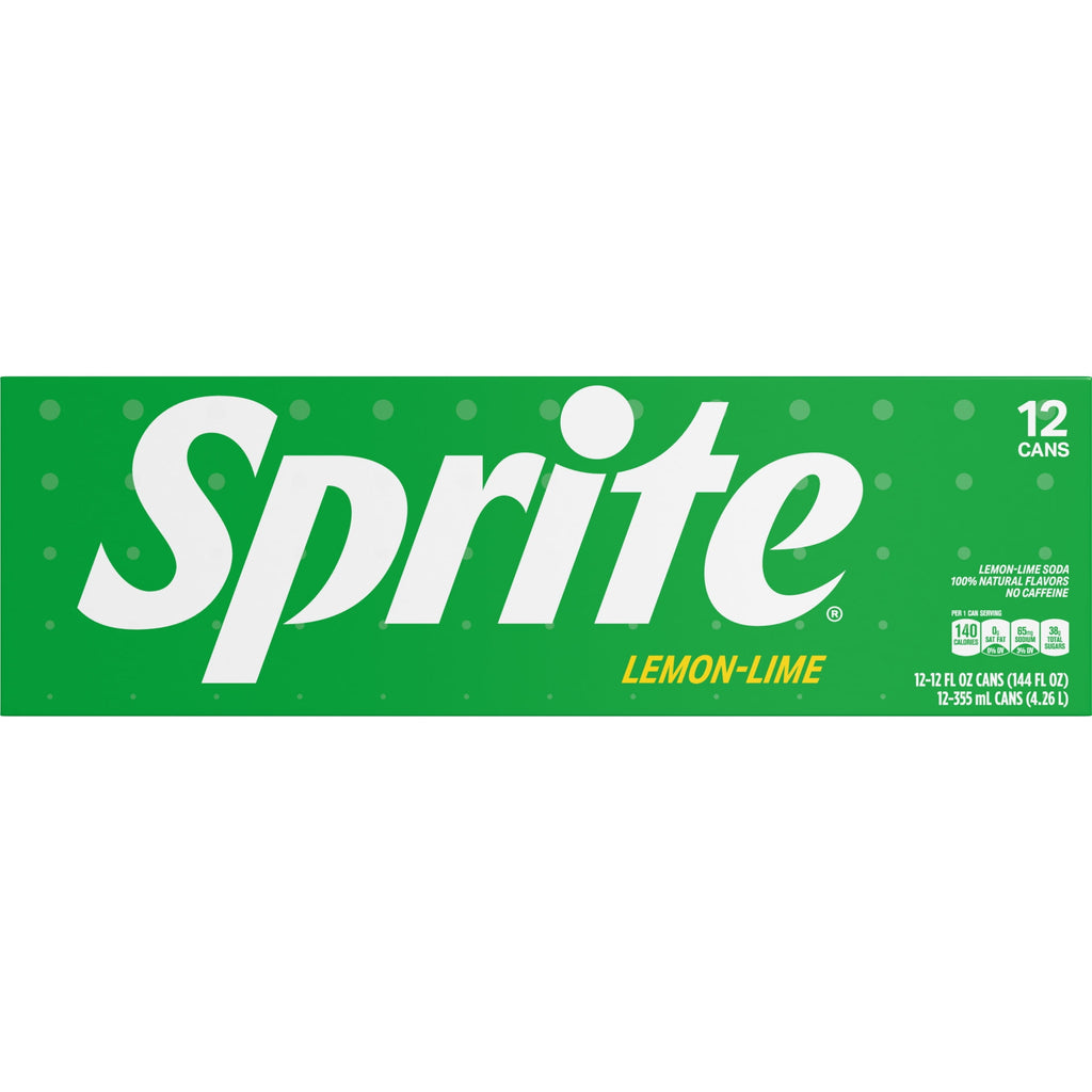 Sprite Lemon-Lime Caffeine Free Soda Pop Fridge Pack Cans 12 Fl Oz