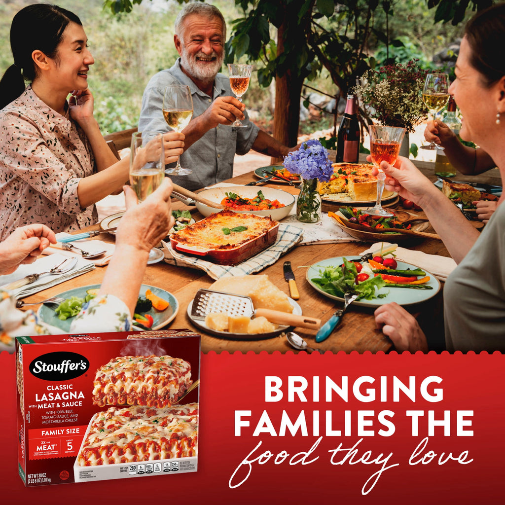 Stouffer's Family Size Lasagna with Meat and Sauce Frozen 38 Oz