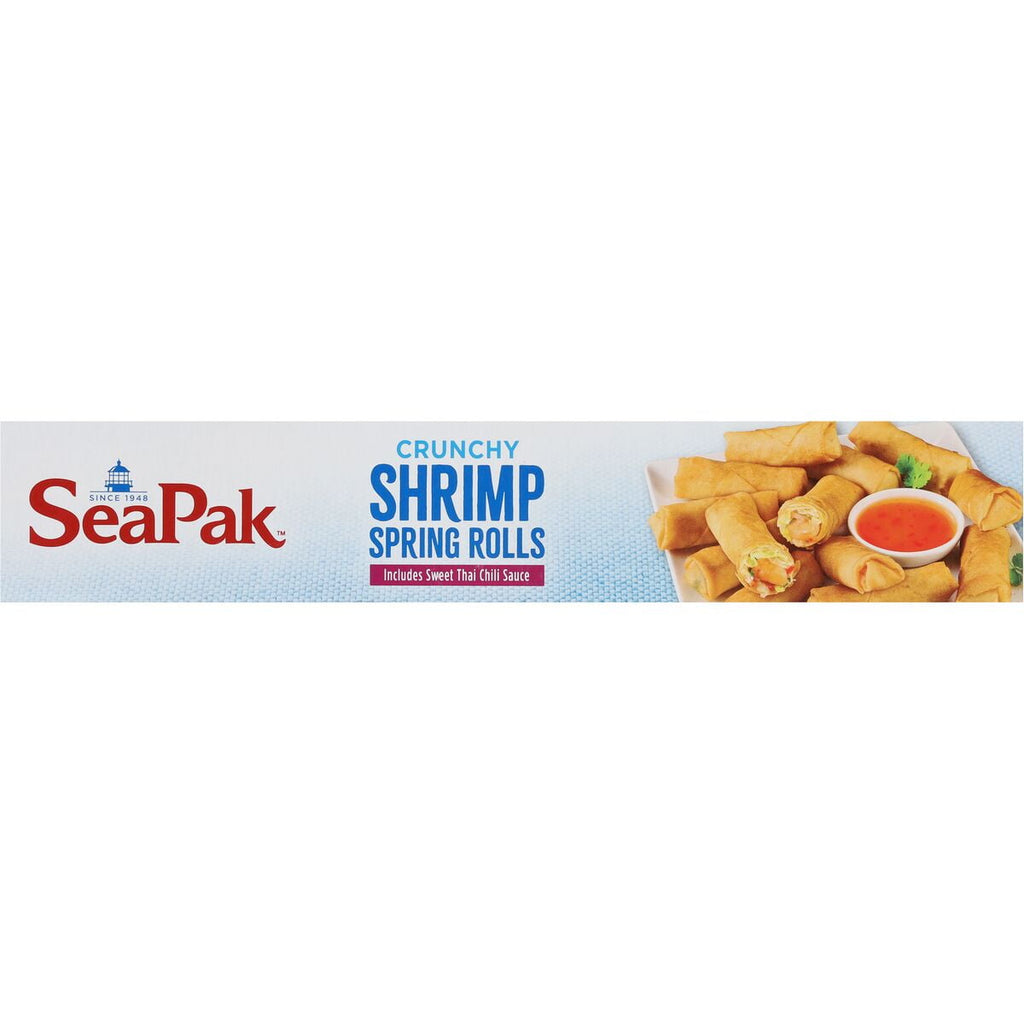 SeaPak Shrimp Spring Rolls Sweet Thai Chili Sauce Frozen 18 Oz 14 Count