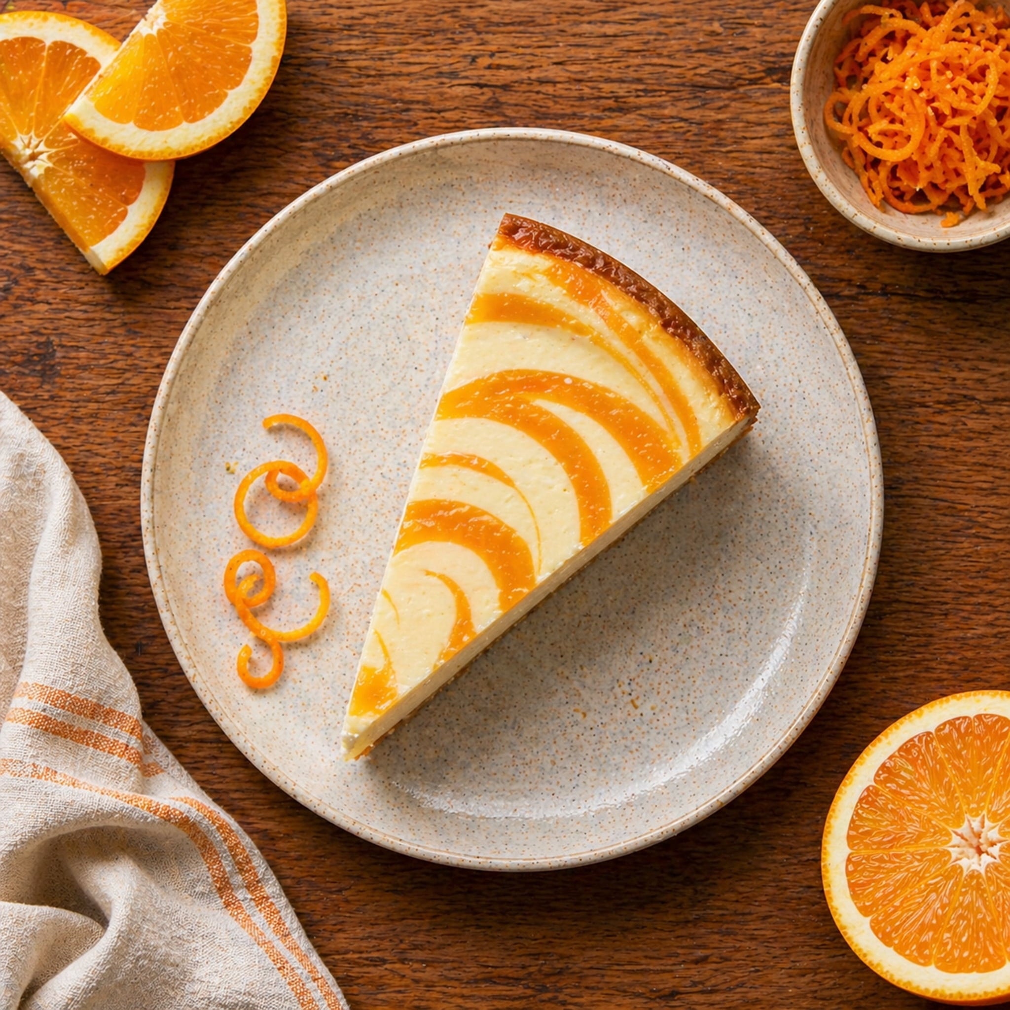 Orange Cream Cheesecake Slice 8 Oz 1 Count Marketside