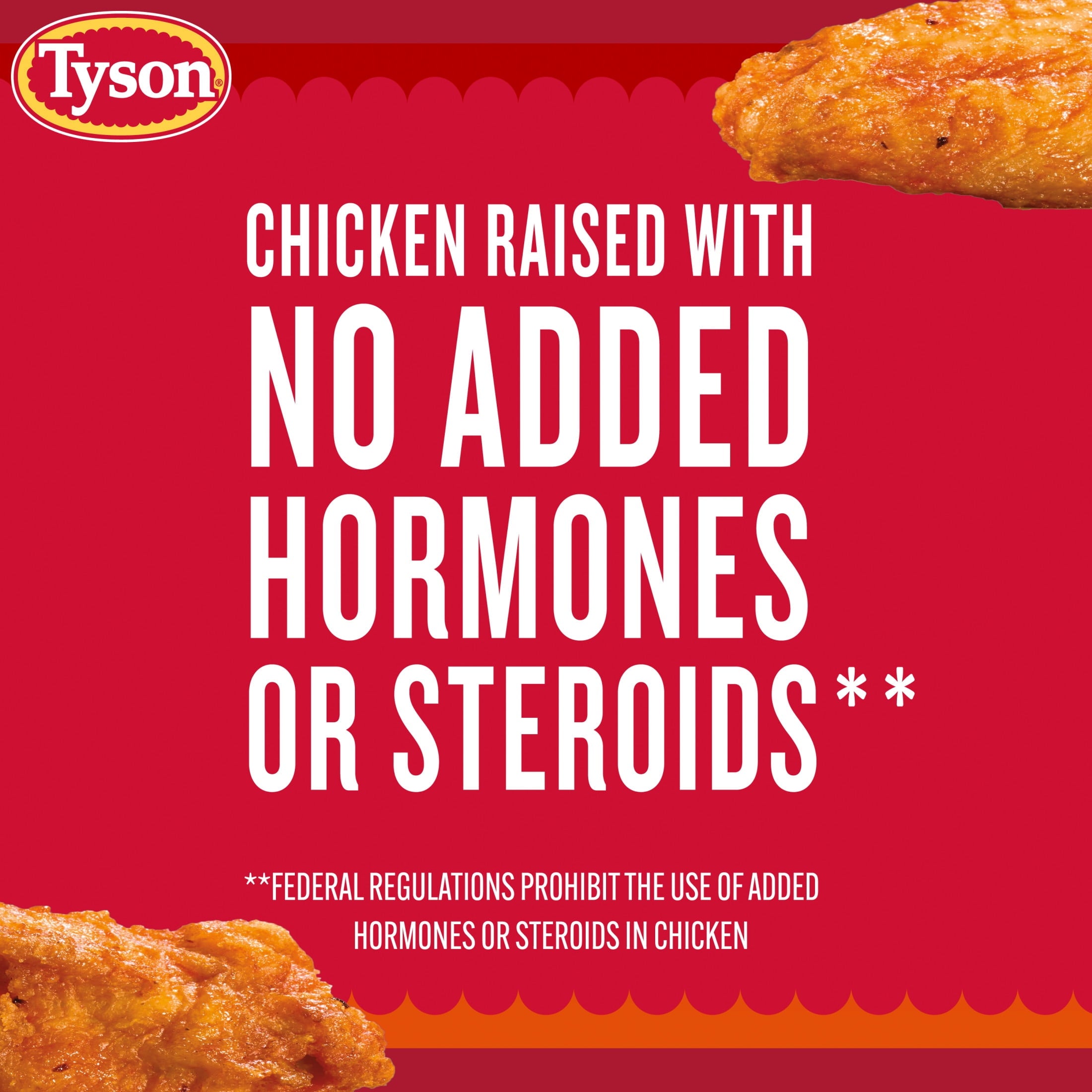 Tyson Any'tizers Buffalo Style Hot Wings Bone-in Frozen 22 Oz
