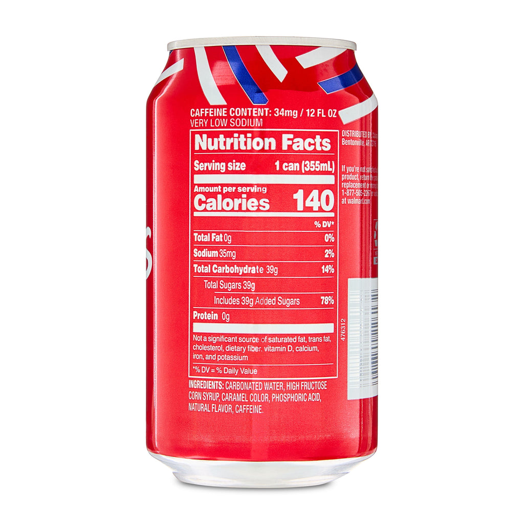 Sam's Choice Cola Soda Pop Cans 12 fl oz 24 Pack