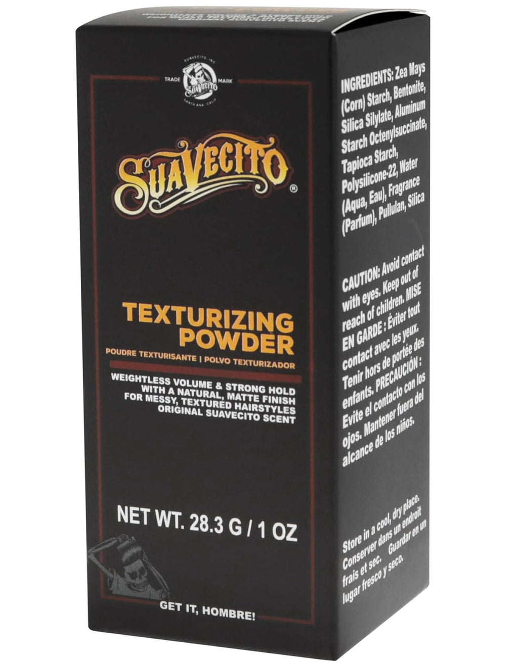 Suavecito Texturizing & Volumizing Hair Styling Powder Shine Free Matte Finish Strong Hold 1 oz