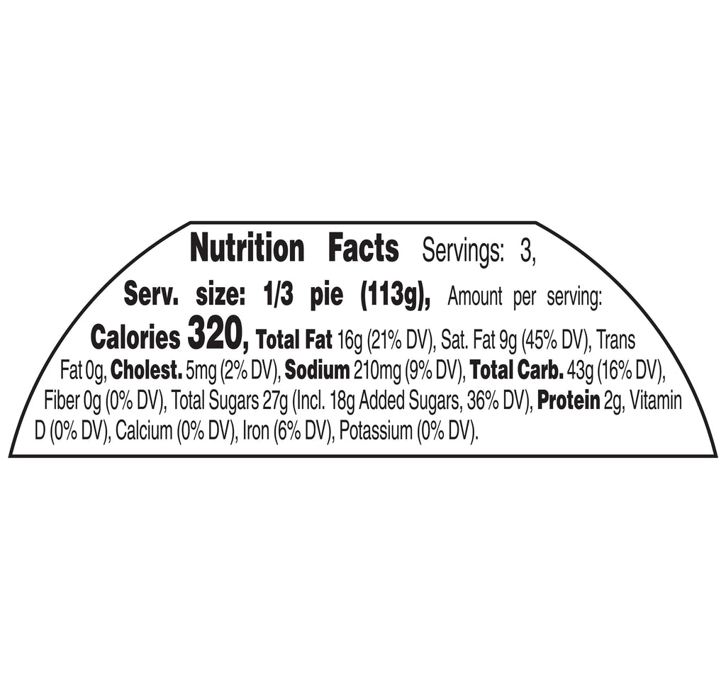 Chocolate Peanut Butter Creme Pie 12 Oz Freshness Guaranteed