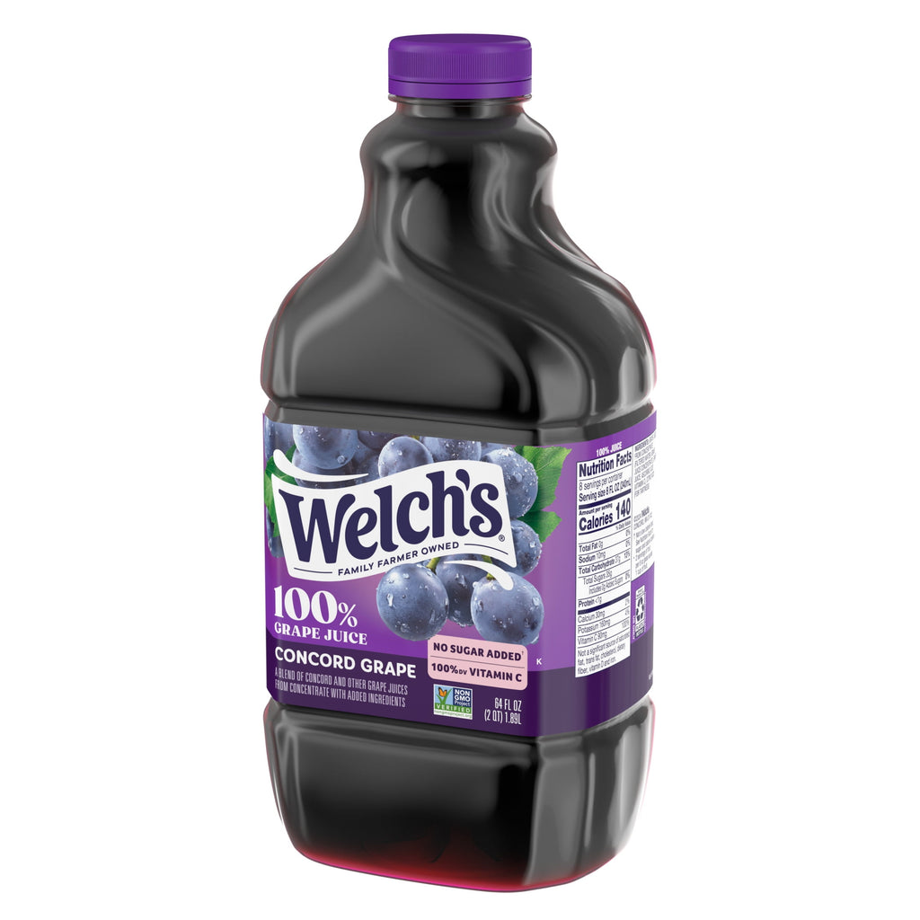 Welch's 100% Concord Grape Juice 64 fl oz Bottle