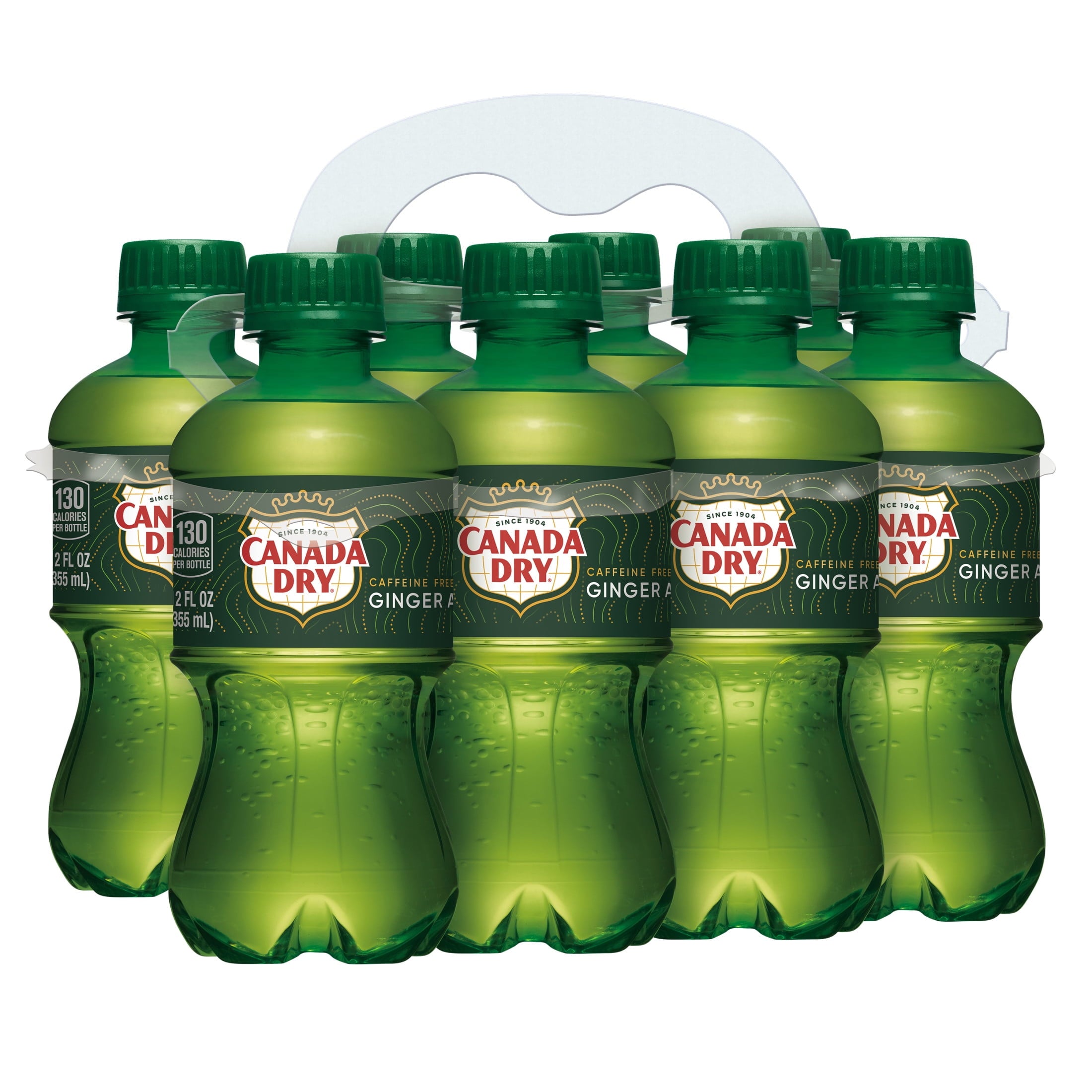 Canada Dry Caffeine Free Ginger Ale Soda Pop Bottles 12 Fl Oz 8 Pack