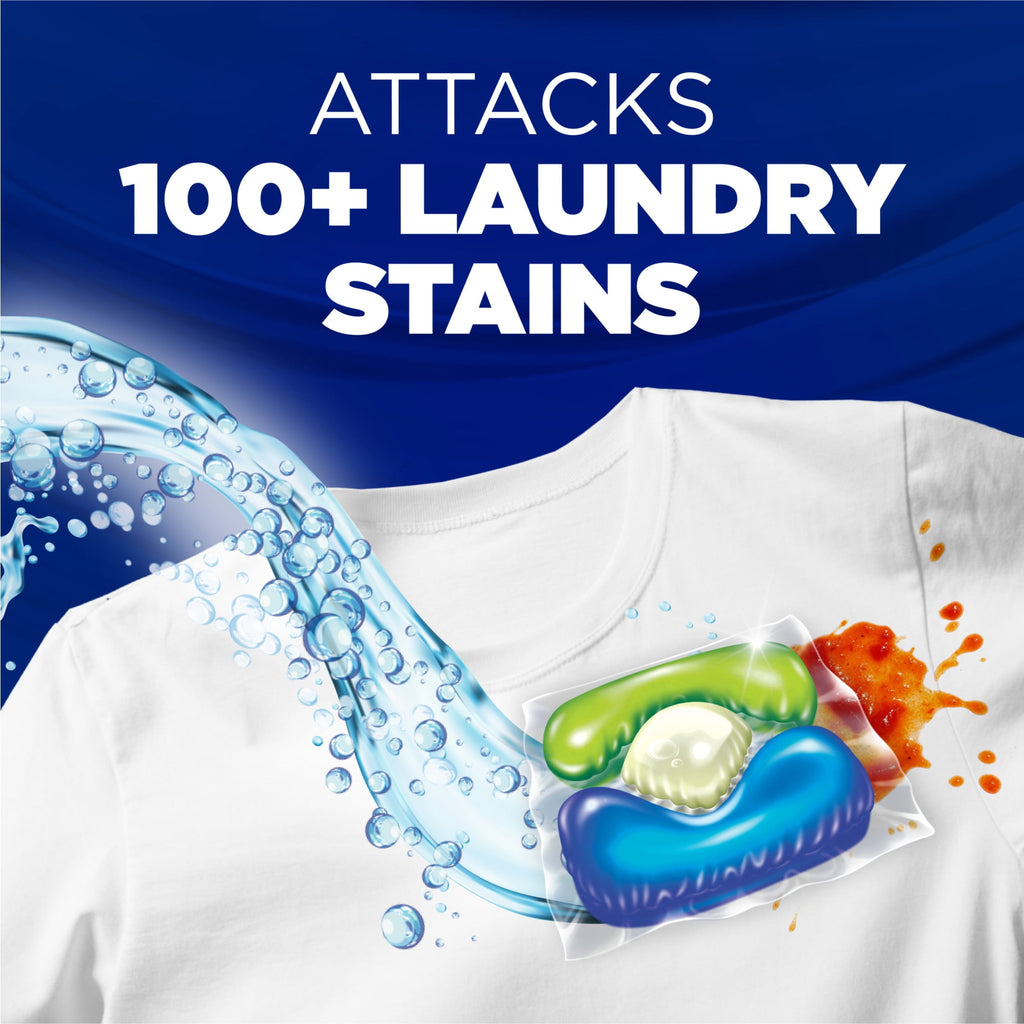 ARM & HAMMER Plus OxiClean 5-in-1 Laundry Detergent Power Paks Fresh Scent 72 Count