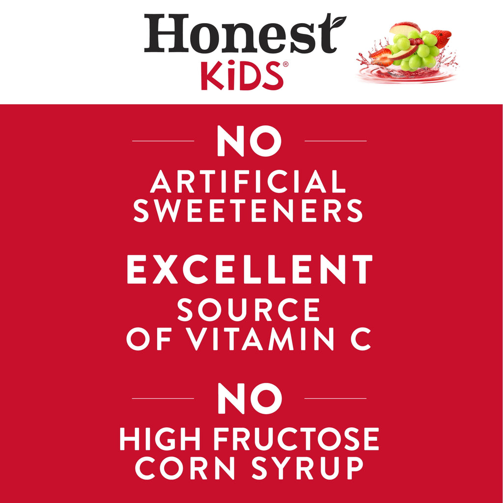 Honest Kids Super Fruit Punch Organic Juice Drink 6 fl oz 8 Pack