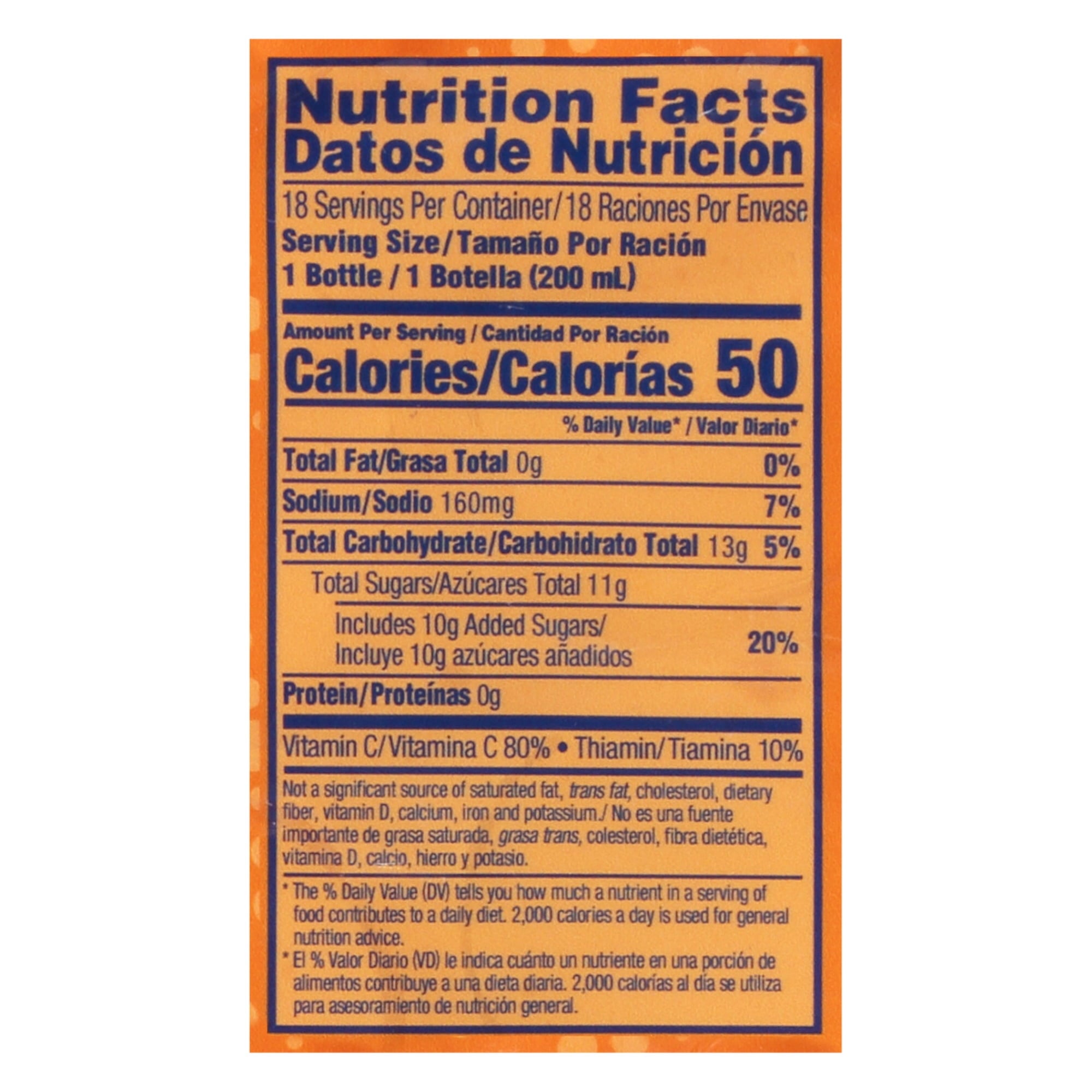 SunnyD Tangy Original Shelf Stable Orange Juice Drink 6.75 fl oz 18 Count 3 Pack