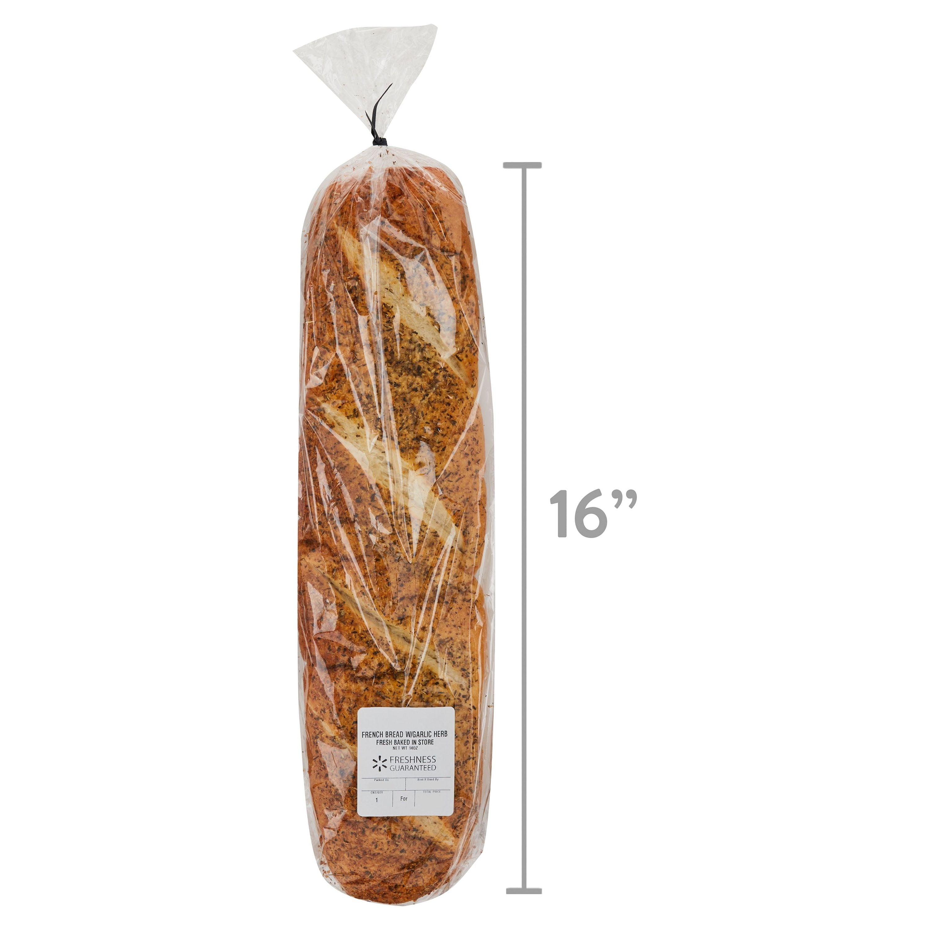 Garlic Herb French Bread Loaf 14 Oz 1 Count Freshness Guaranteed