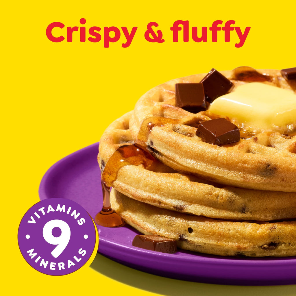 Eggo Chocolatey Chip Waffles Frozen Breakfast 29.6 Oz 24 Count