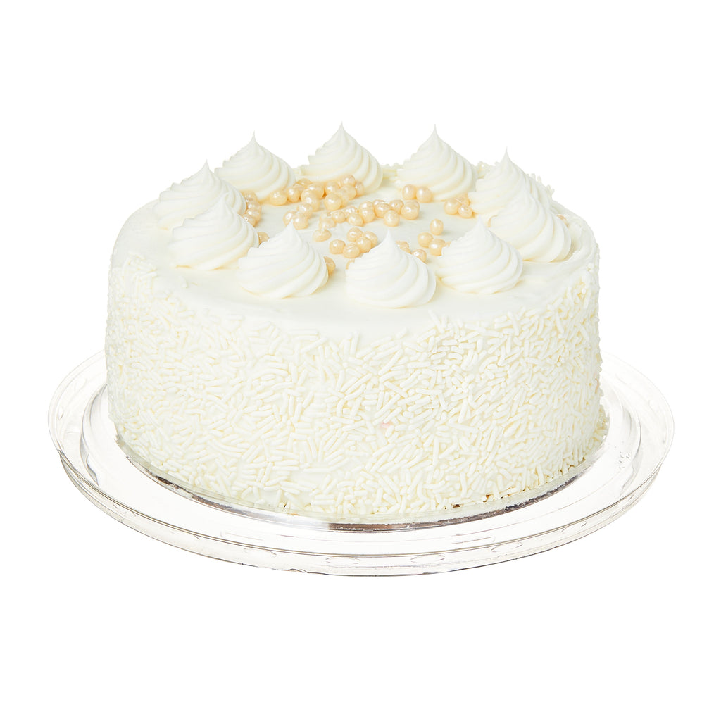 White Cake with Vanilla Buttercreme Icing 33 Oz Freshness Guaranteed