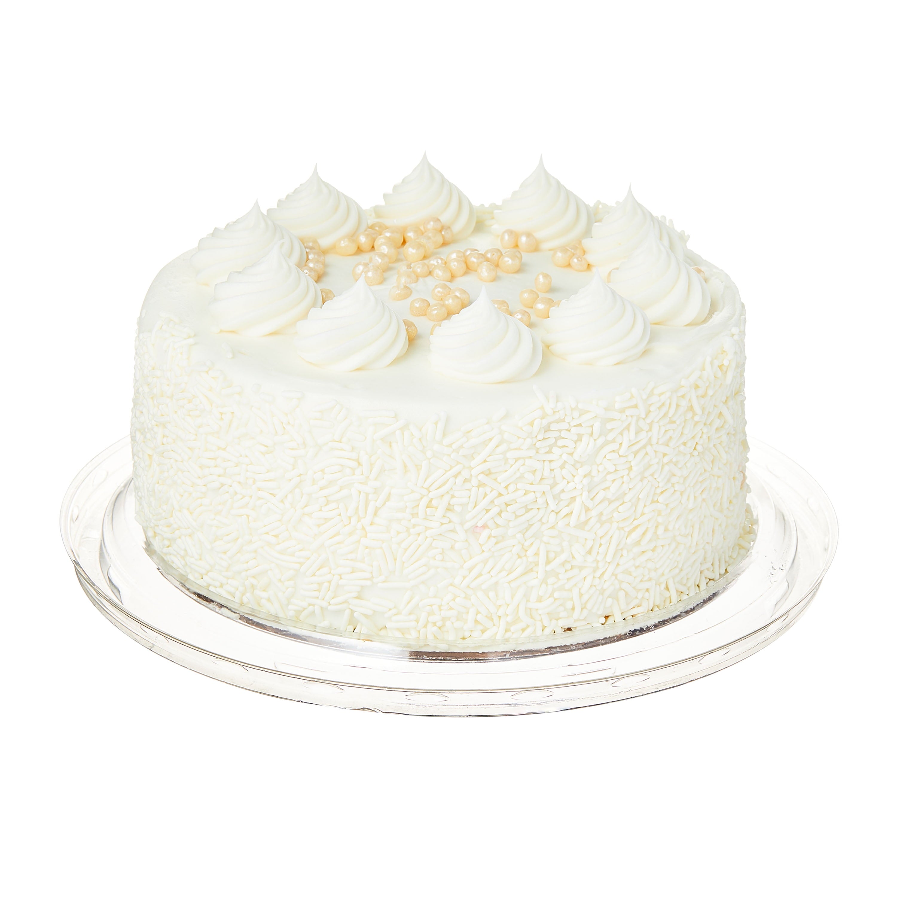 White Cake with Vanilla Buttercreme Icing 33 Oz Freshness Guaranteed