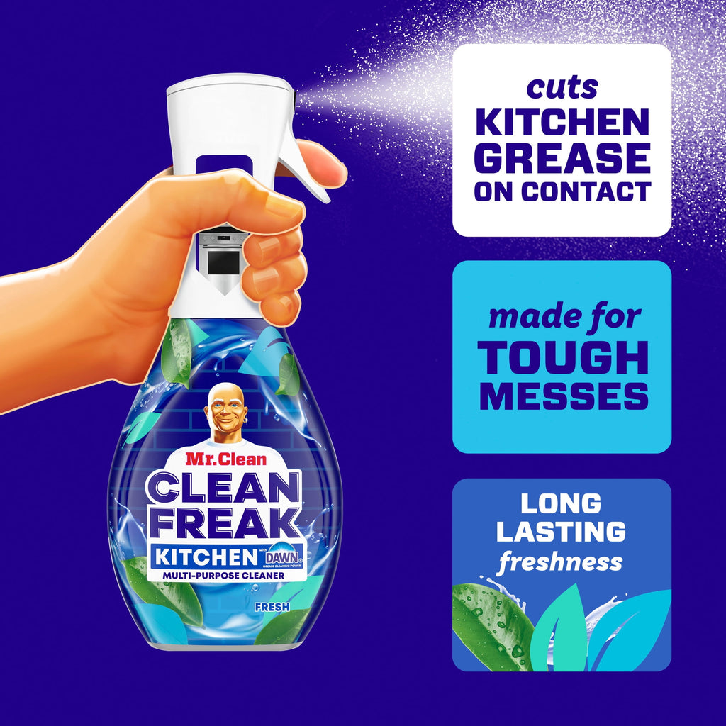Mr. Clean Clean Freak Kitchen Multi-Purpose Degreaser Fresh Scent 16 fl oz